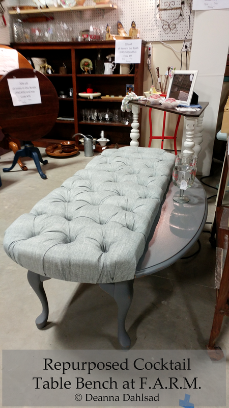 Cocktail Table Bench at Fargo Antiques & Repurposed Market