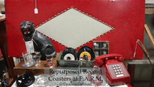 Repurposed Record Coasters Fargo 